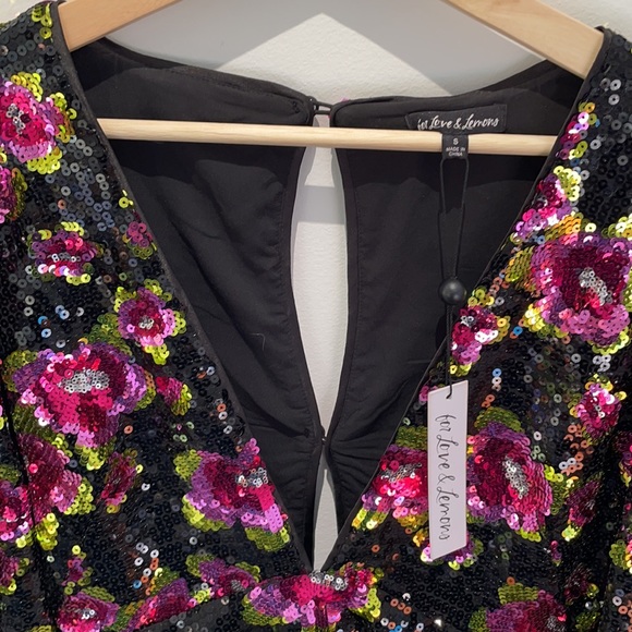 🆕 FOR LOVE & LEMONS | 👗 Stunning sequin dahlia dress - Picture 15 of 15